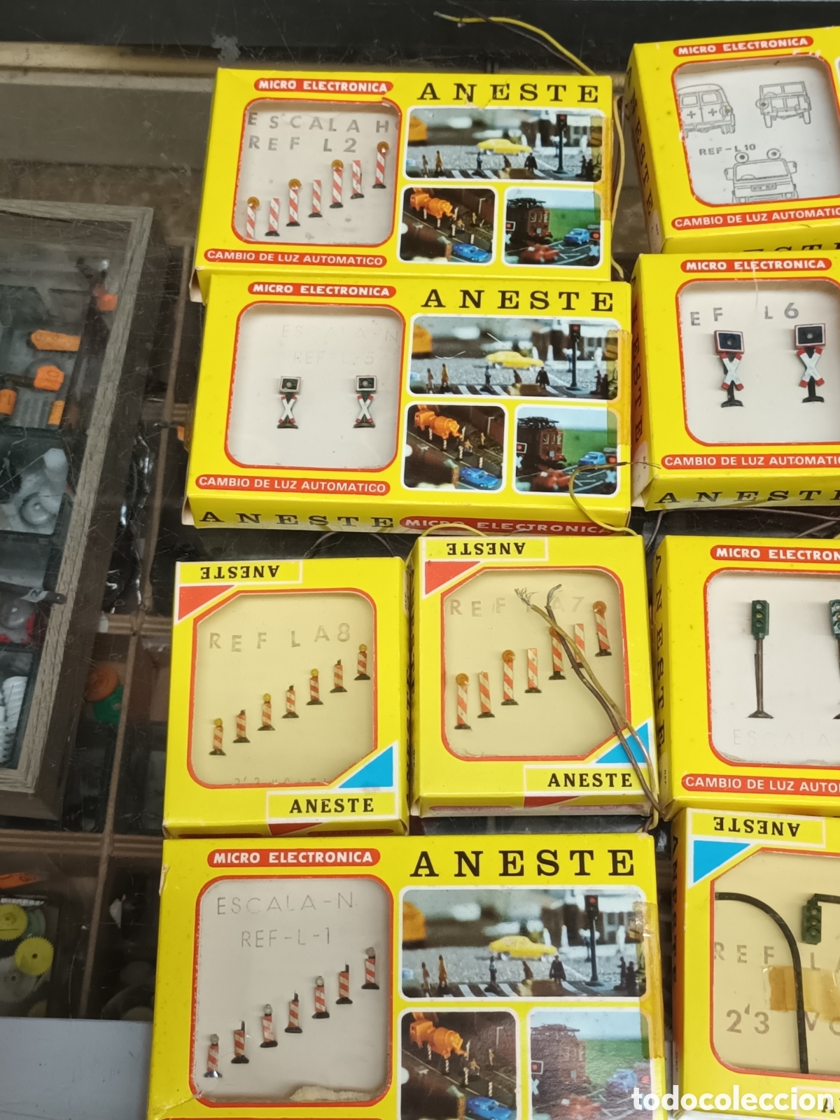 Trenes escala: Lote aneste 14 se&ntilde;ales y luminosos - Foto 3
