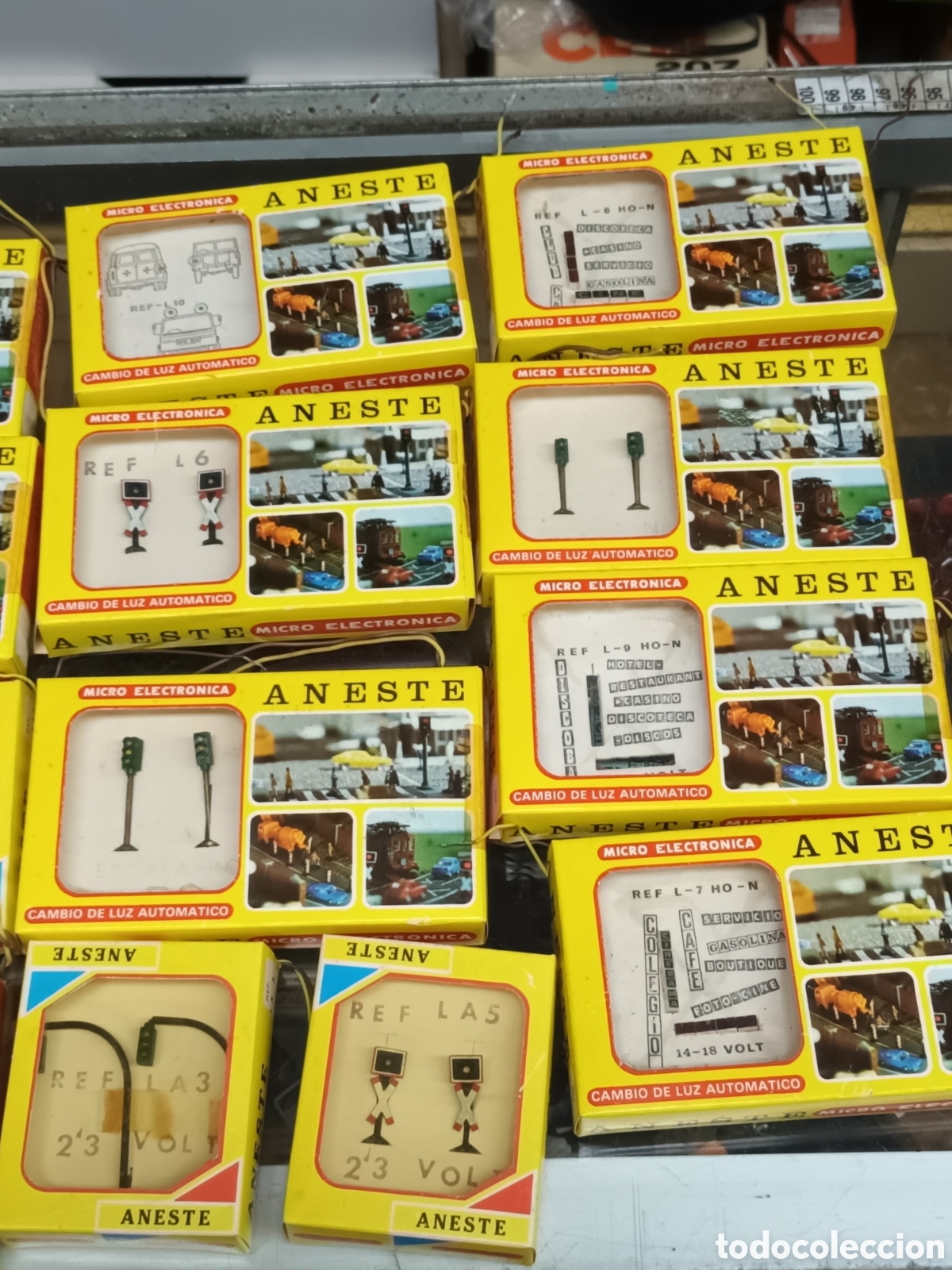 Trenes escala: Lote aneste 14 se&ntilde;ales y luminosos - Foto 4