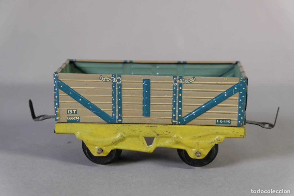 Trenes escala: VAG&Oacute;N DE TREN EN HOJALATA - Foto 1