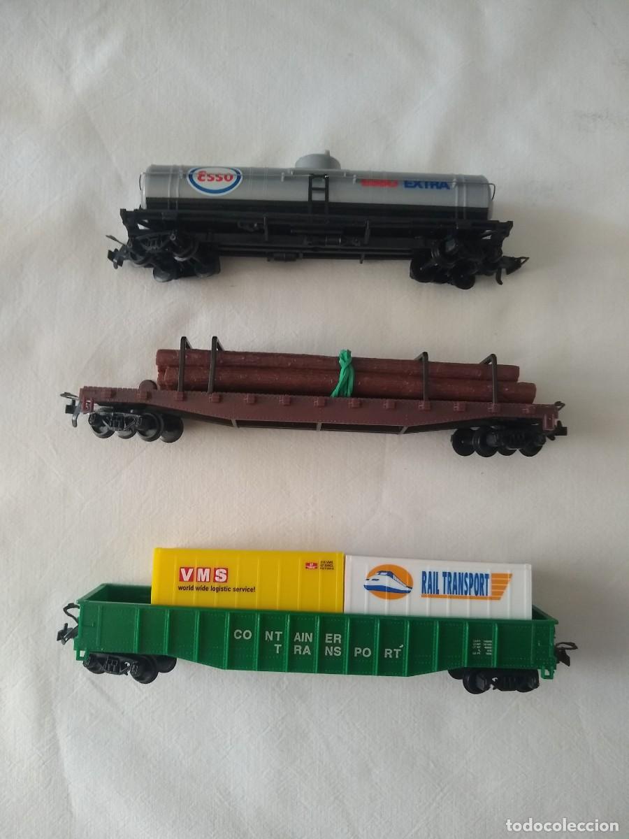 Trenes escala: Vagones mercanc&iacute;as Escala HO - Foto 1