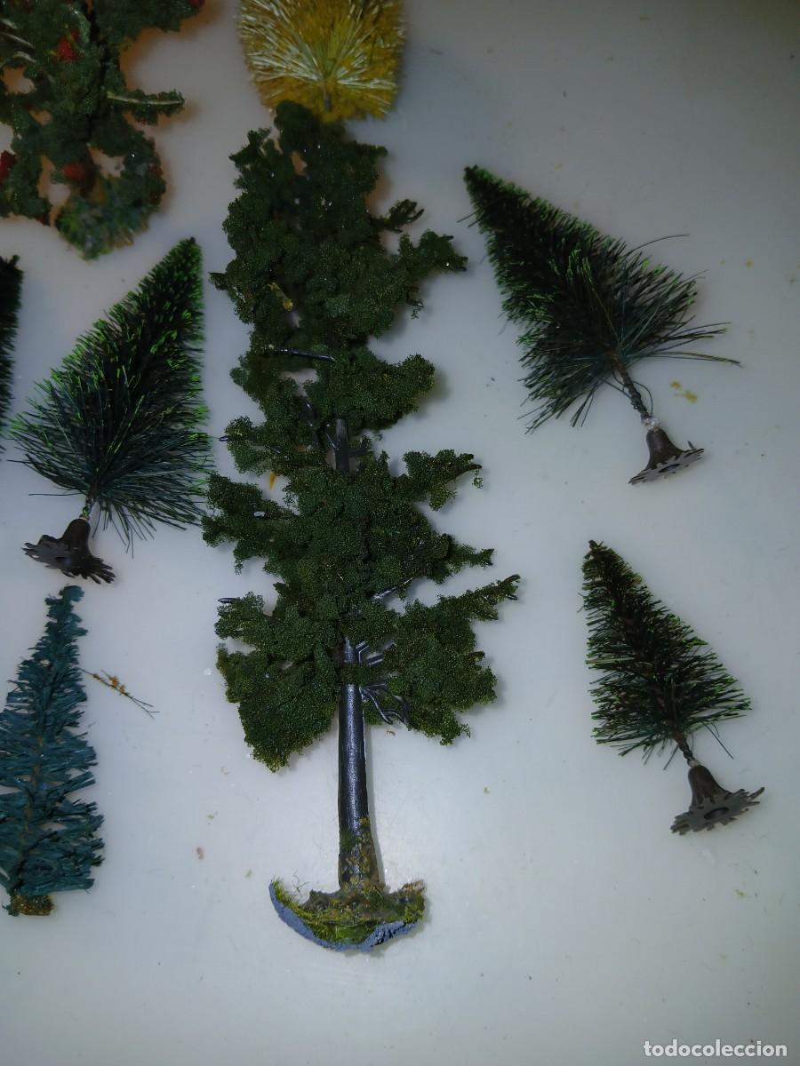Trenes escala: LOTE VARIADO ARBOLES ESCALA HO - Foto 4
