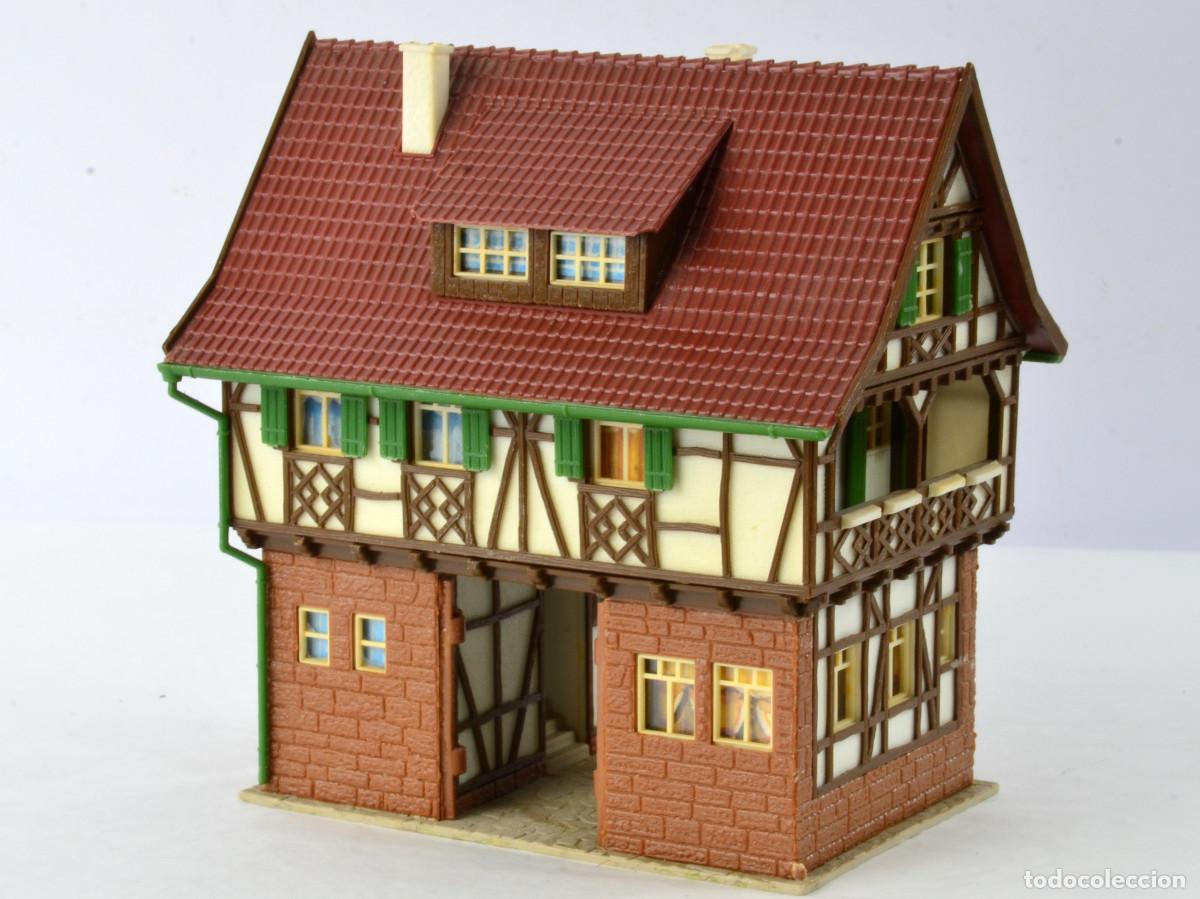 Trenes escala: Vollmer Edificios Escala H0 Casa Hist&oacute;rica de Entramado de Madera con Paso - Foto 2