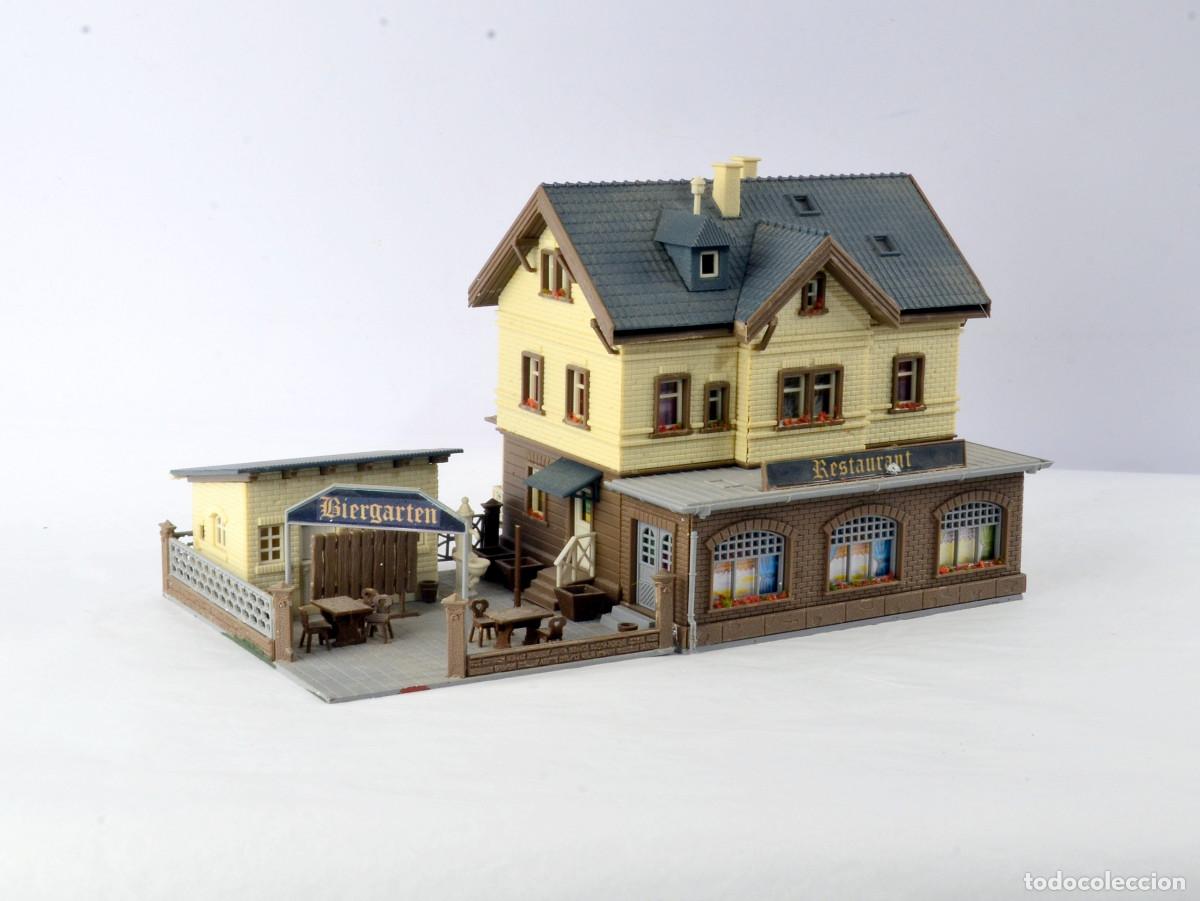 Trenes Escala: Vollmer Edificios Escala H0 Casa con Restaurante Biergarten