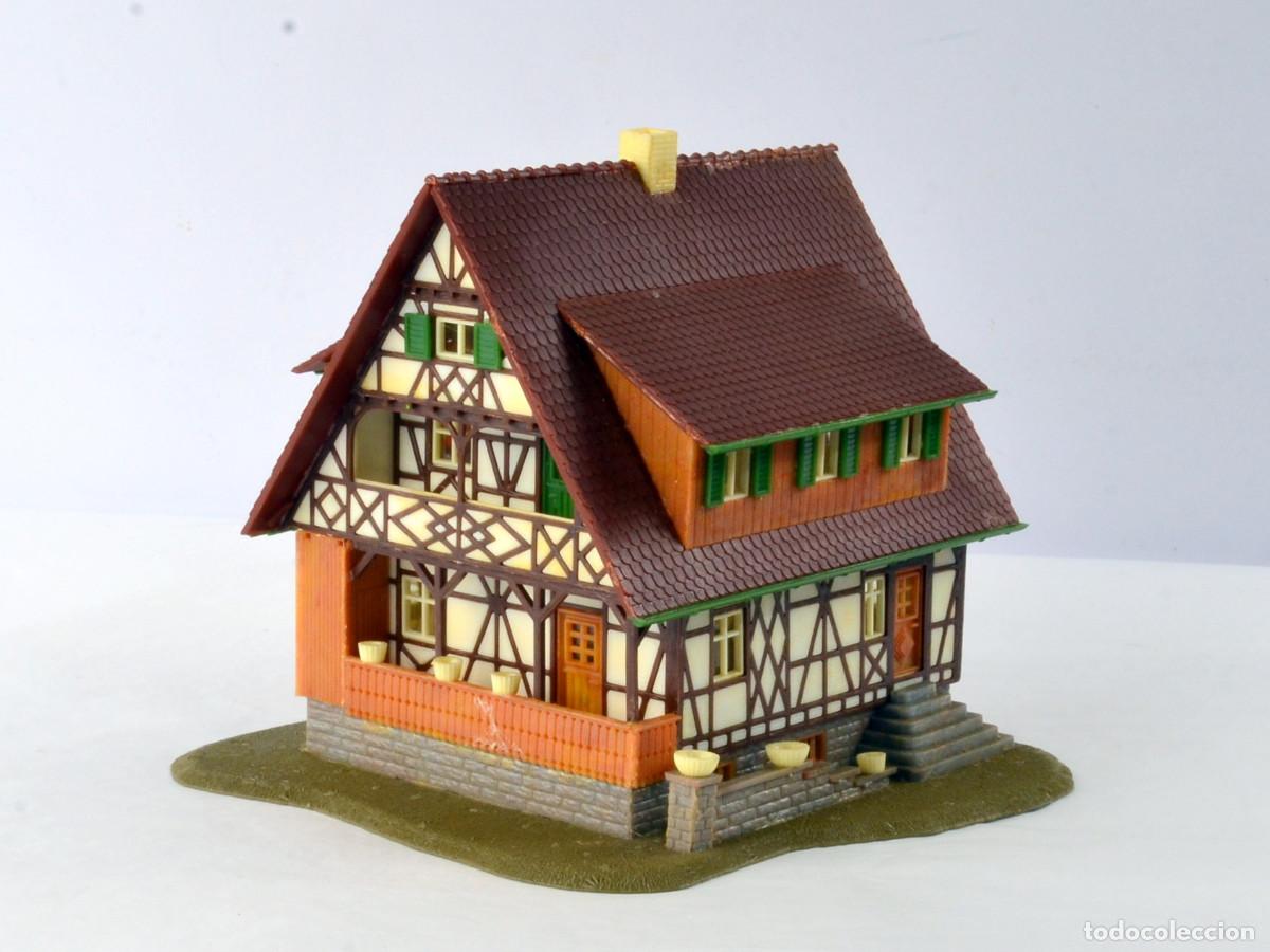 Trenes escala: Faller Edificios Escala H0 Casa Rural de Entramado de Madera - Foto 1