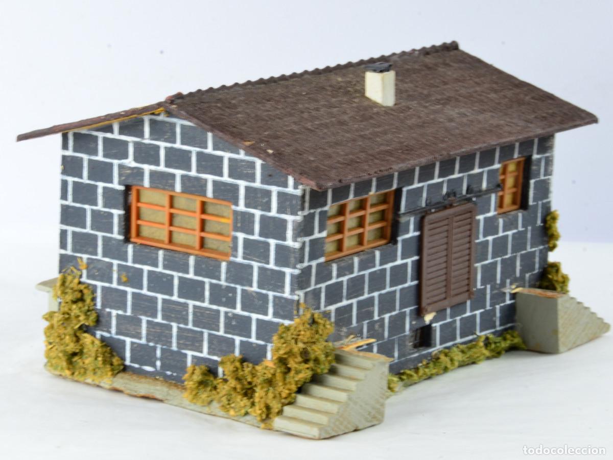 Trenes escala: Faller Edificios Escala H0 1:87 155 Antigua Maqueta de Madera Almac&eacute;n - Foto 3