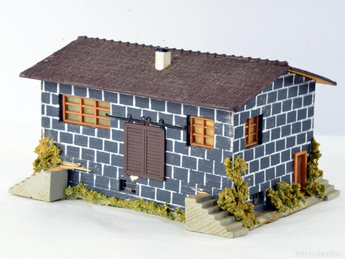 Trenes escala: Faller Edificios Escala H0 1:87 155 Antigua Maqueta de Madera Almac&eacute;n - Foto 4