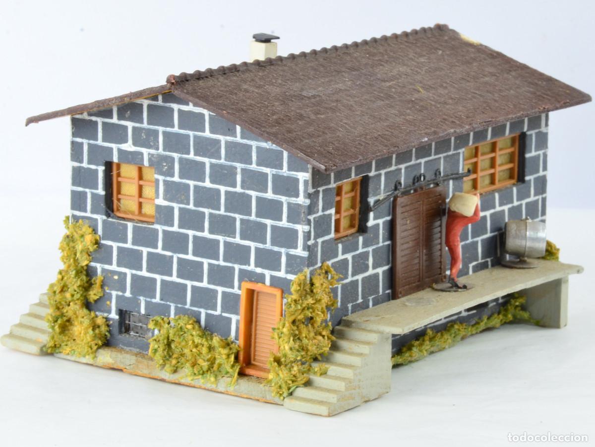 Trenes escala: Faller Edificios Escala H0 1:87 155 Antigua Maqueta de Madera Almac&eacute;n - Foto 5