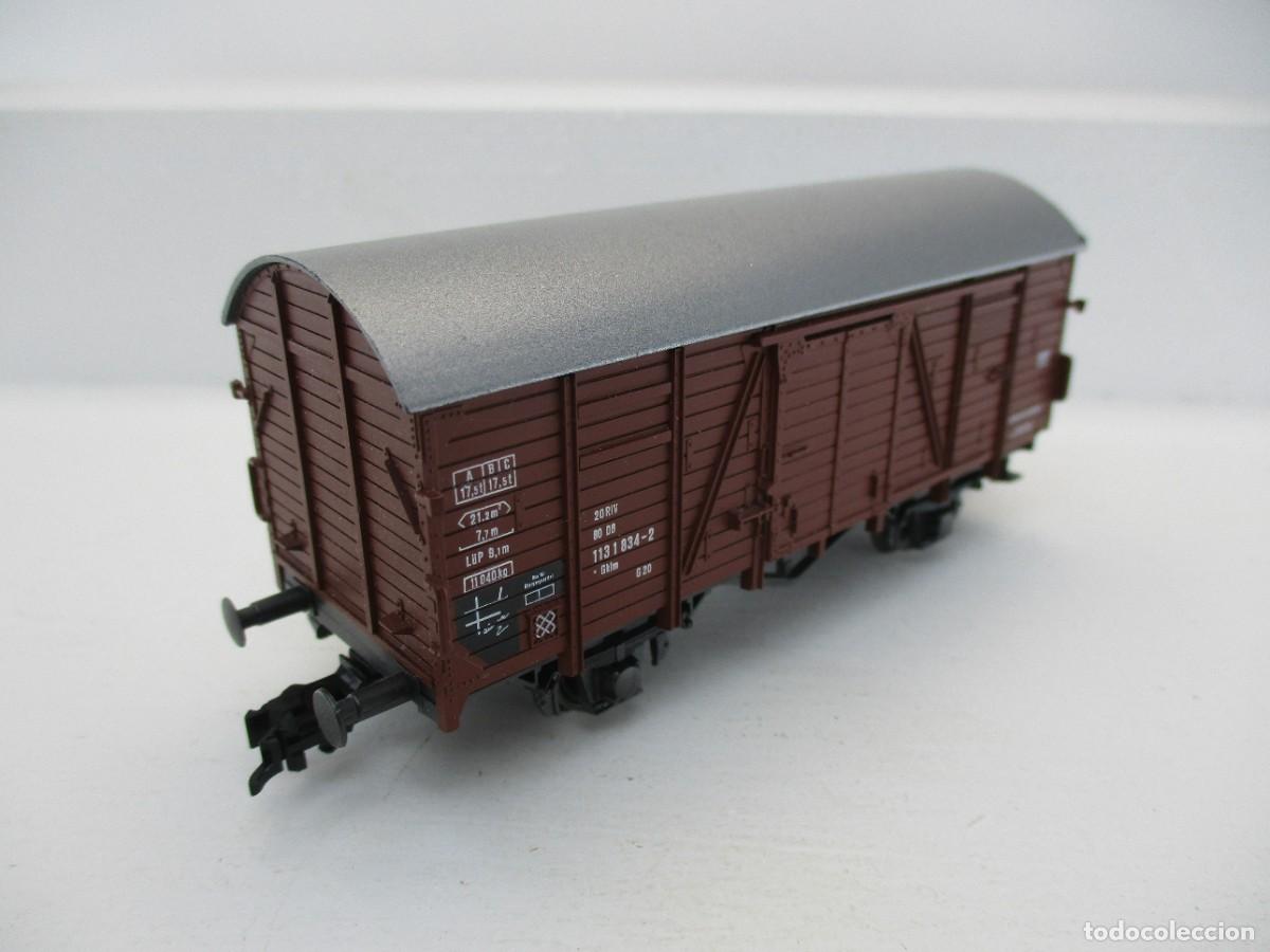 Trenes escala: VAGON MERCANCIA ESCALA HO REF LD - Foto 2