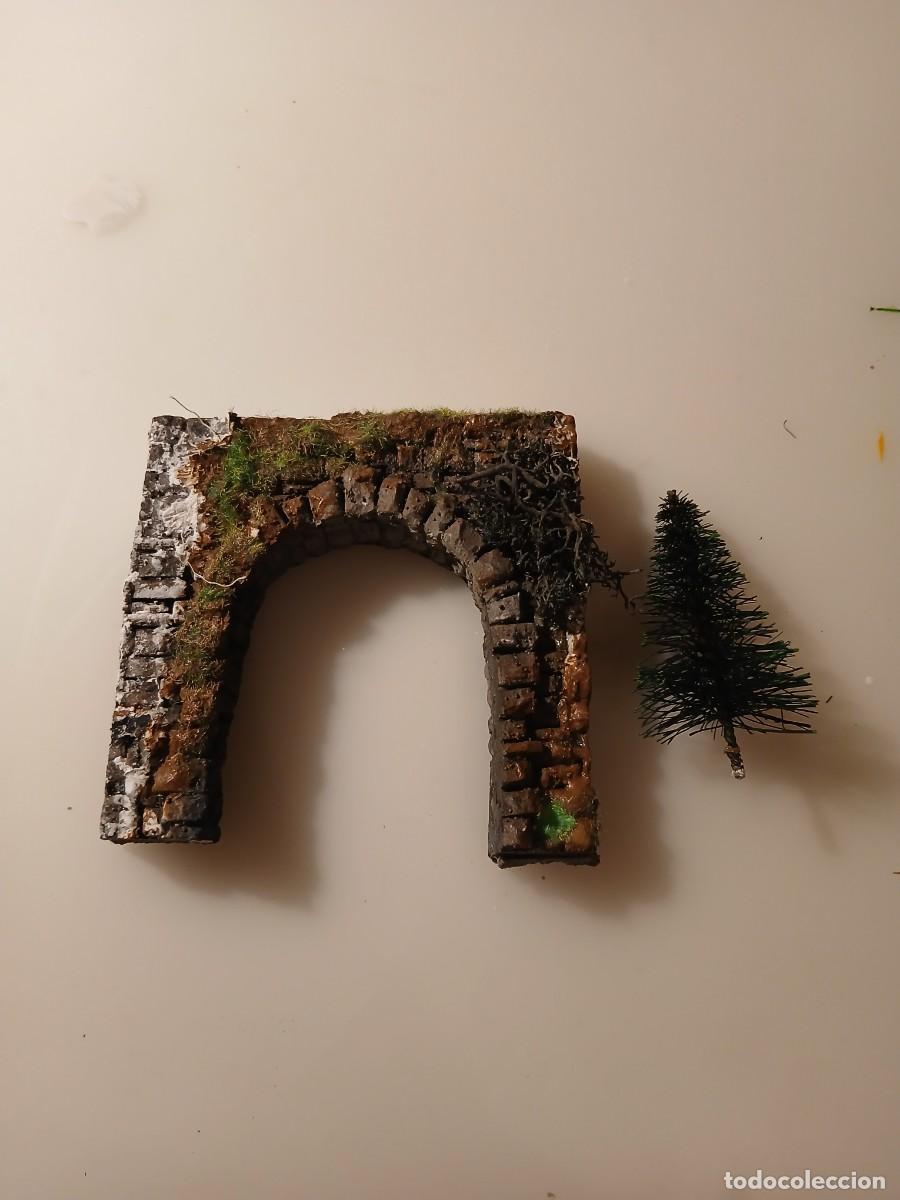 Trenes escala: PARTE DE UNA ARCADA USADA EN MAQUETA - Foto 1