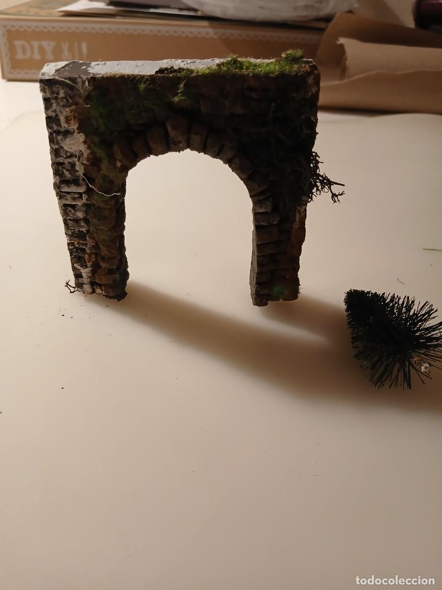 Trenes escala: PARTE DE UNA ARCADA USADA EN MAQUETA - Foto 3