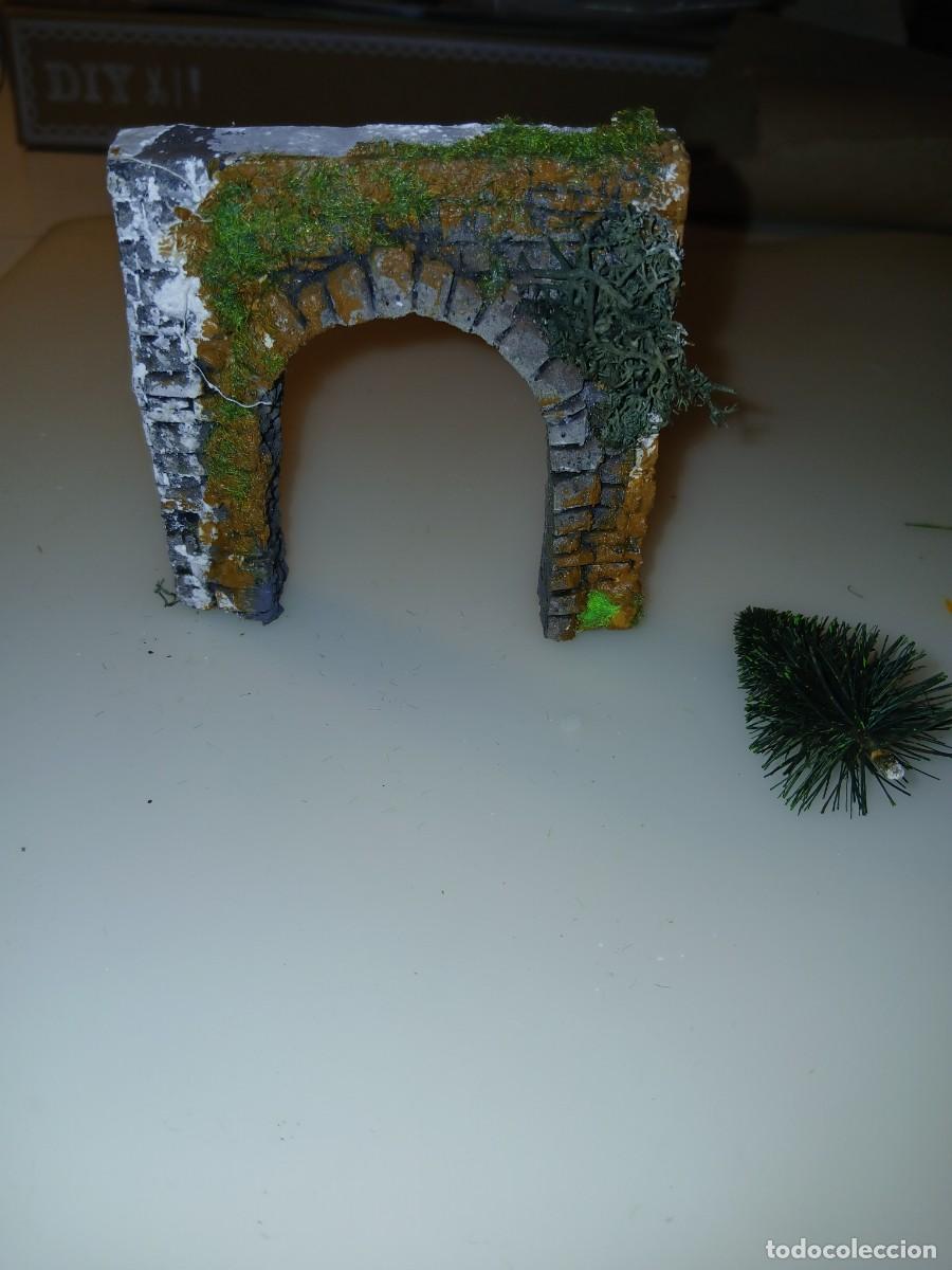 Trenes escala: PARTE DE UNA ARCADA USADA EN MAQUETA - Foto 4