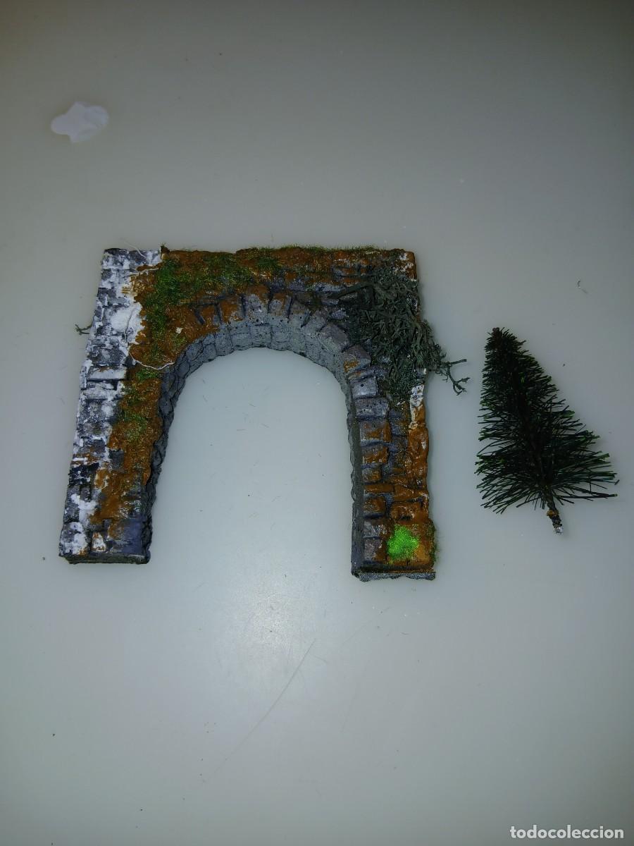 Trenes escala: PARTE DE UNA ARCADA USADA EN MAQUETA - Foto 5