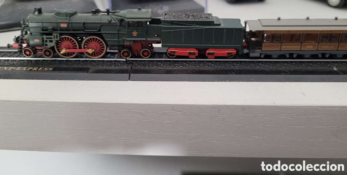 Trenes escala: MINIATURA ORIEN EXPRESS, CON SECCION DE VIA - Foto 2