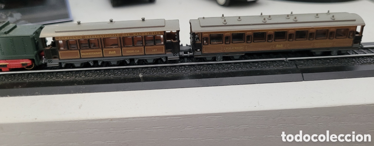 Trenes escala: MINIATURA ORIEN EXPRESS, CON SECCION DE VIA - Foto 3