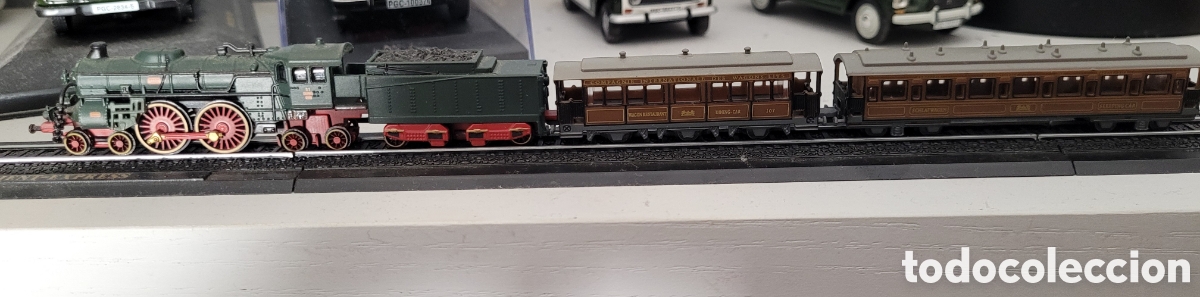 Trenes escala: MINIATURA ORIEN EXPRESS, CON SECCION DE VIA - Foto 1