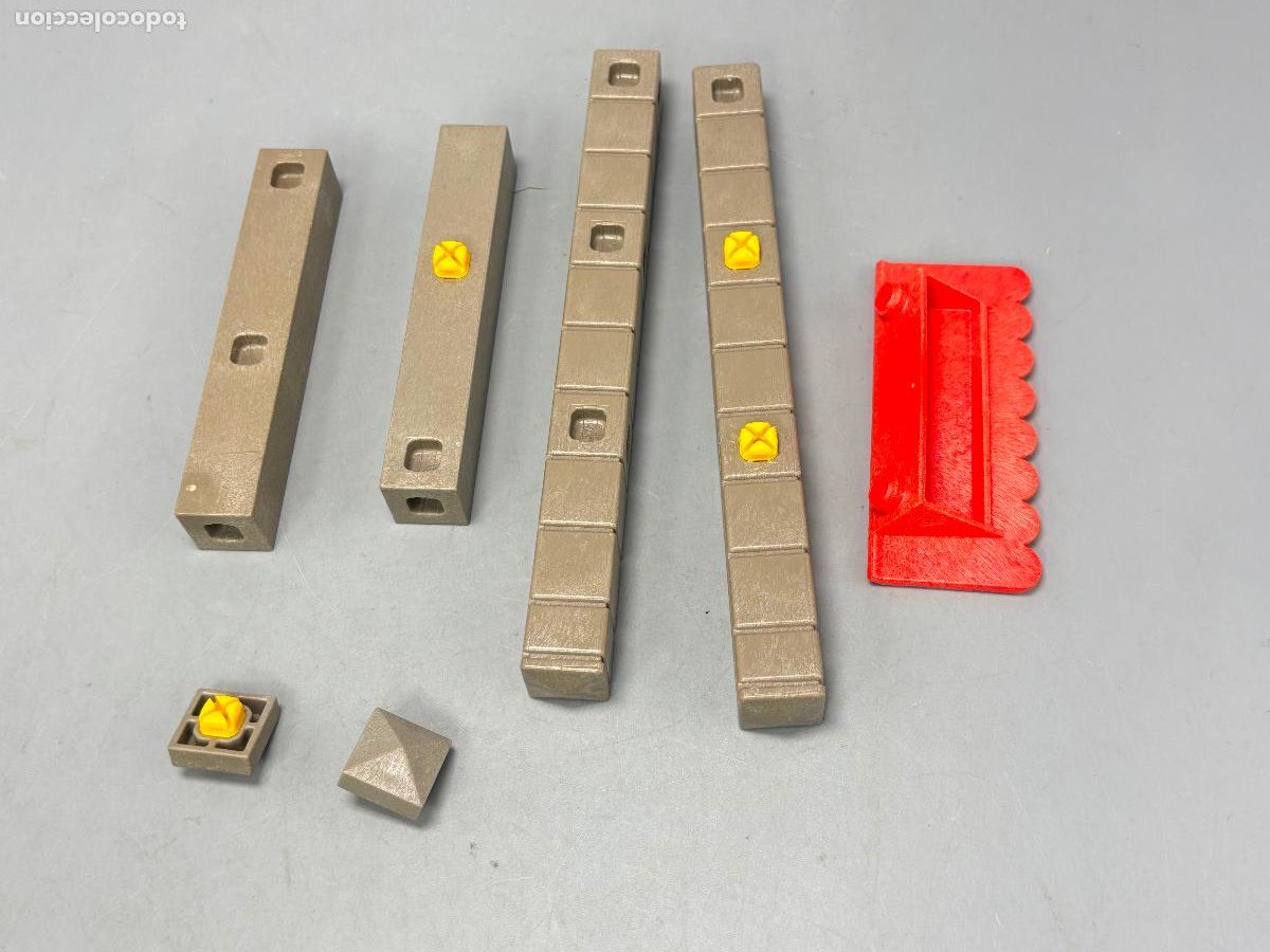 Trenes Escala: PLAYMOBIL lote pieza uni&oacute;n pilara pared castillo