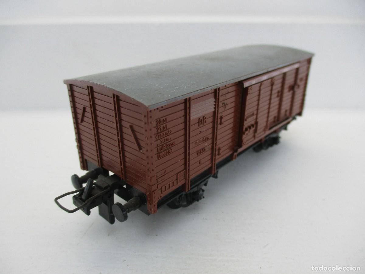 Trenes escala: VAGON MERCANCIA ESCALA HO REF F - Foto 1