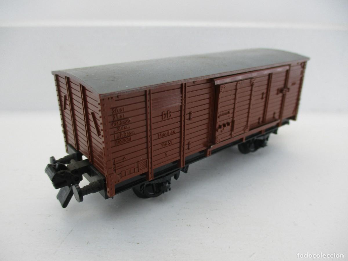 Trenes escala: VAGON MERCANCIA ESCALA HO REF F - Foto 2