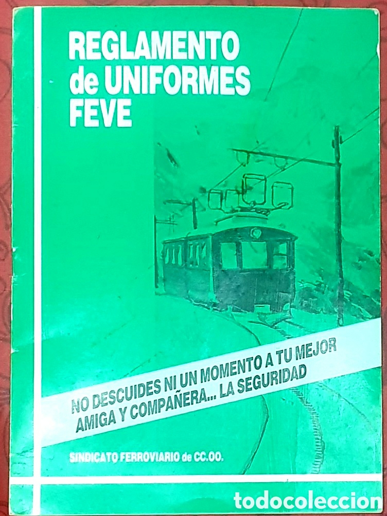 Trenes escala: Reglamento de uniformes FEVE a&ntilde;o 1985 - Foto 1