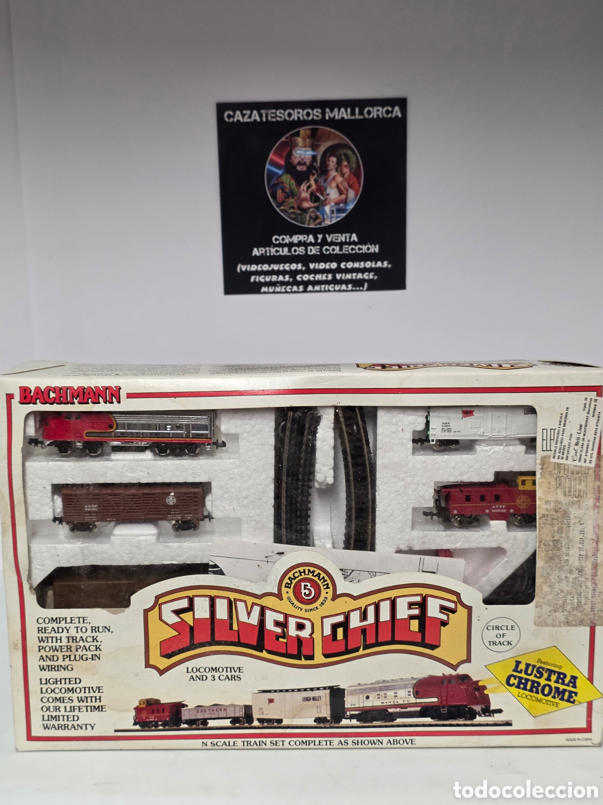 Trenes Escala: Bachmann &ldquo;Silver Chief&rdquo; N Scale Train Set &ndash; Tren el&eacute;ctrico completo