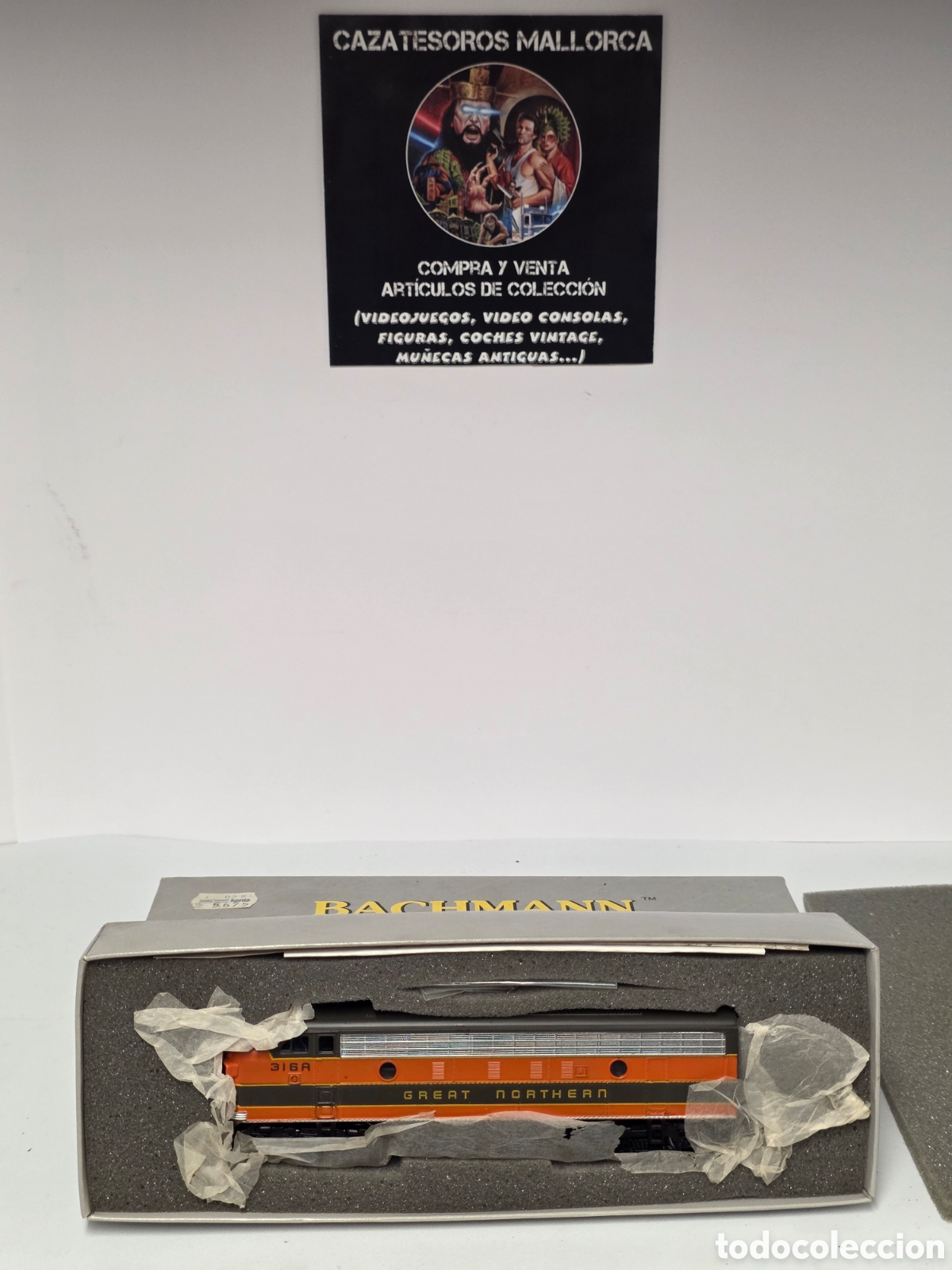 Trenes Escala: Locomotora Bachmann Plus HO &ndash; EMD F7A Great Northern #316A