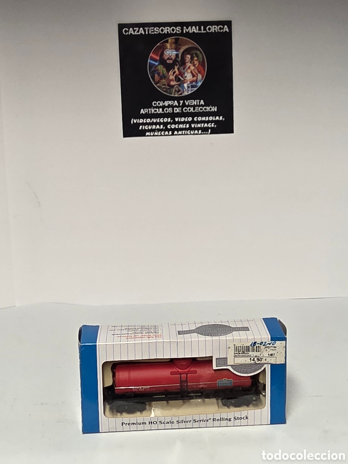 Trenes Escala: Vag&oacute;n cisterna HO Bachmann Silver Series &ndash; Pennsalt rojo &ndash; Ref. 17825 &ndash; Nuevo en caja