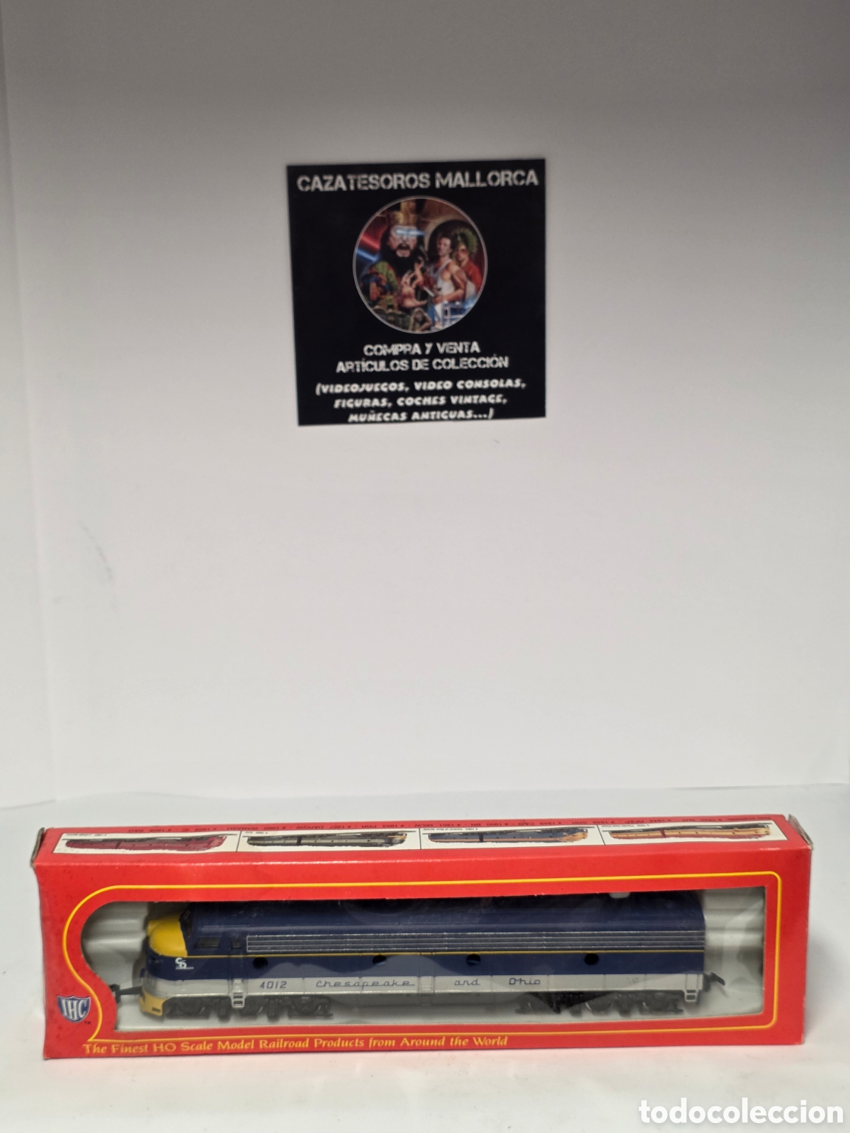 Trenes Escala: Locomotora HO IHC Chesapeake & Ohio #4012 &ndash; Nueva en caja &ndash; Escala 1:87