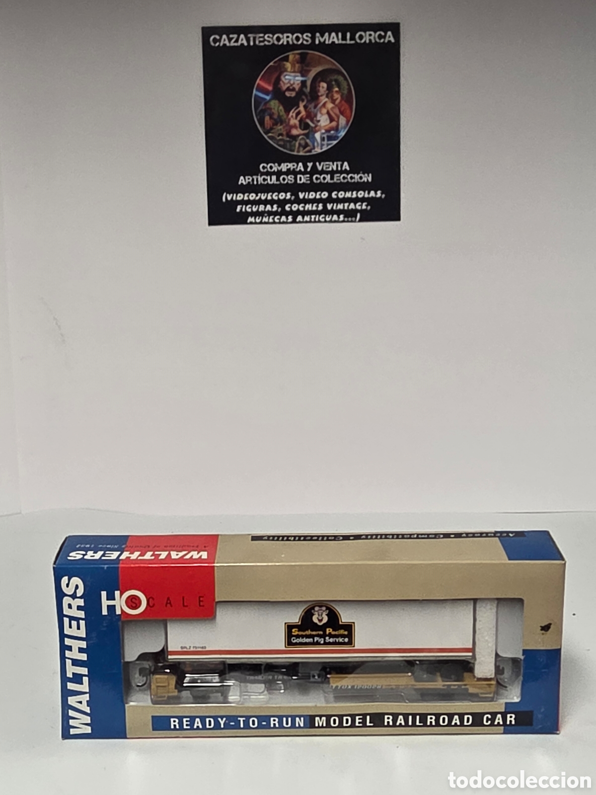 Trenes Escala: Vag&oacute;n Walthers HO Southern Pacific &ldquo;Golden Pig Service&rdquo; &ndash; en caja