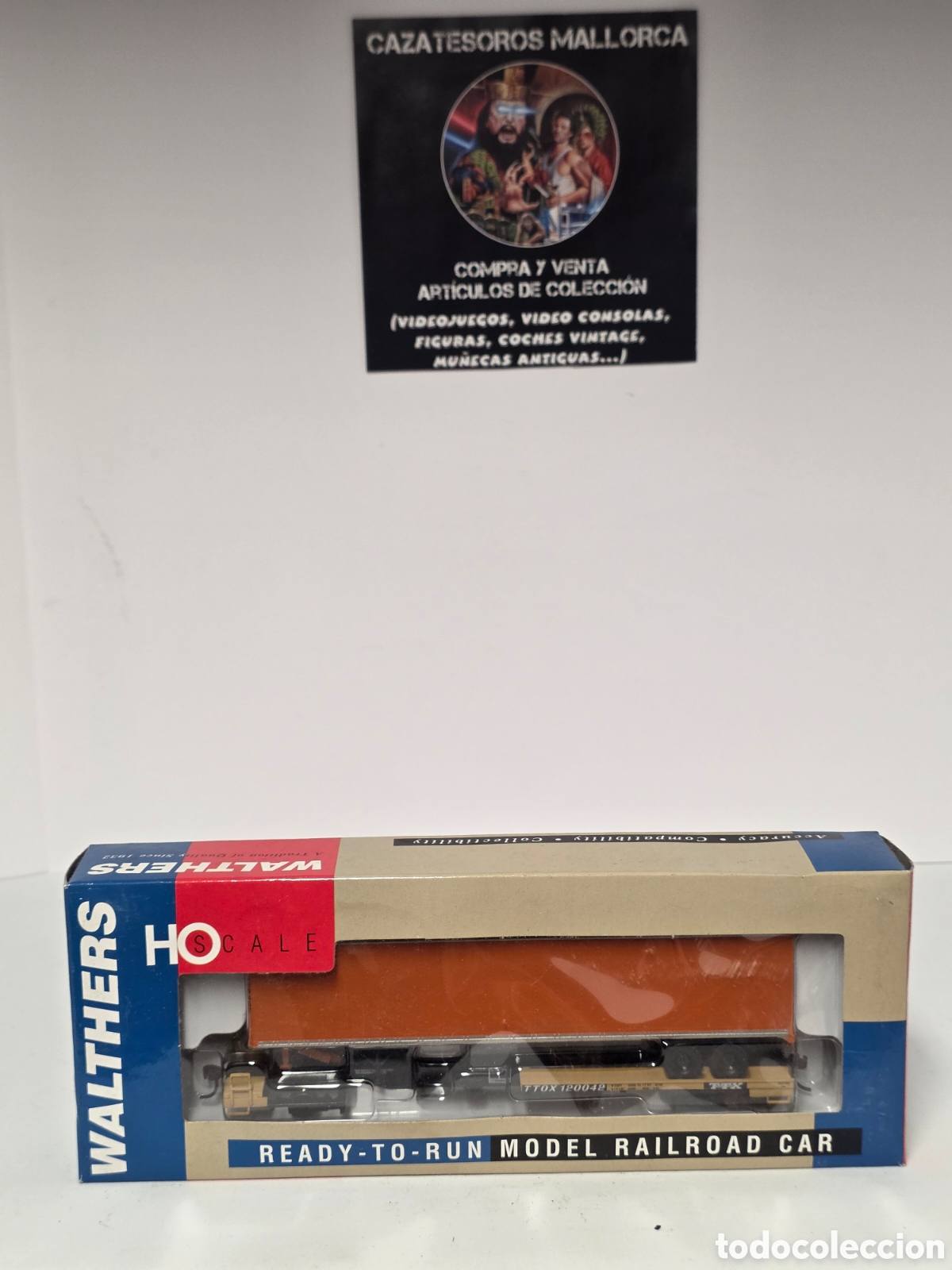 Trenes Escala: Vag&oacute;n Tren HO Walthers TTX Container &ndash; Nuevo en caja