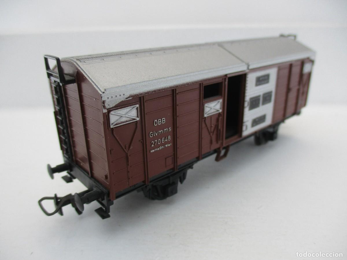 Trenes escala: VAGON MERCANCIA ESCALA HO REF &Ntilde;B - Foto 1