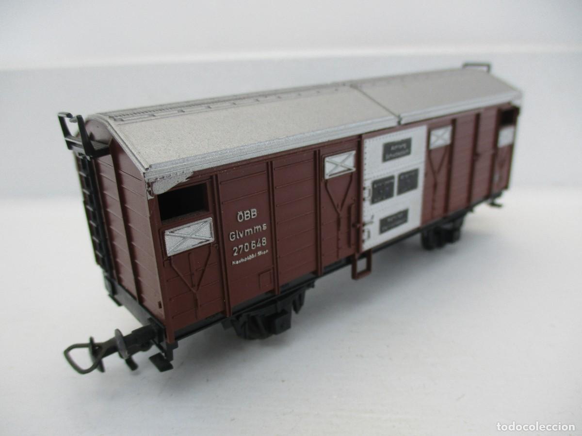 Trenes escala: VAGON MERCANCIA ESCALA HO REF &Ntilde;B - Foto 2
