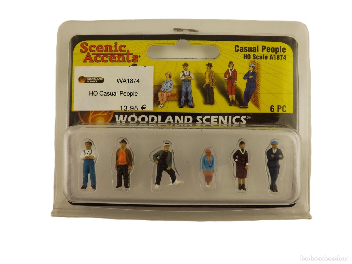 Trenes Escala: Woodland Scenics H0 Personajes para maquetas H0 Gente casual