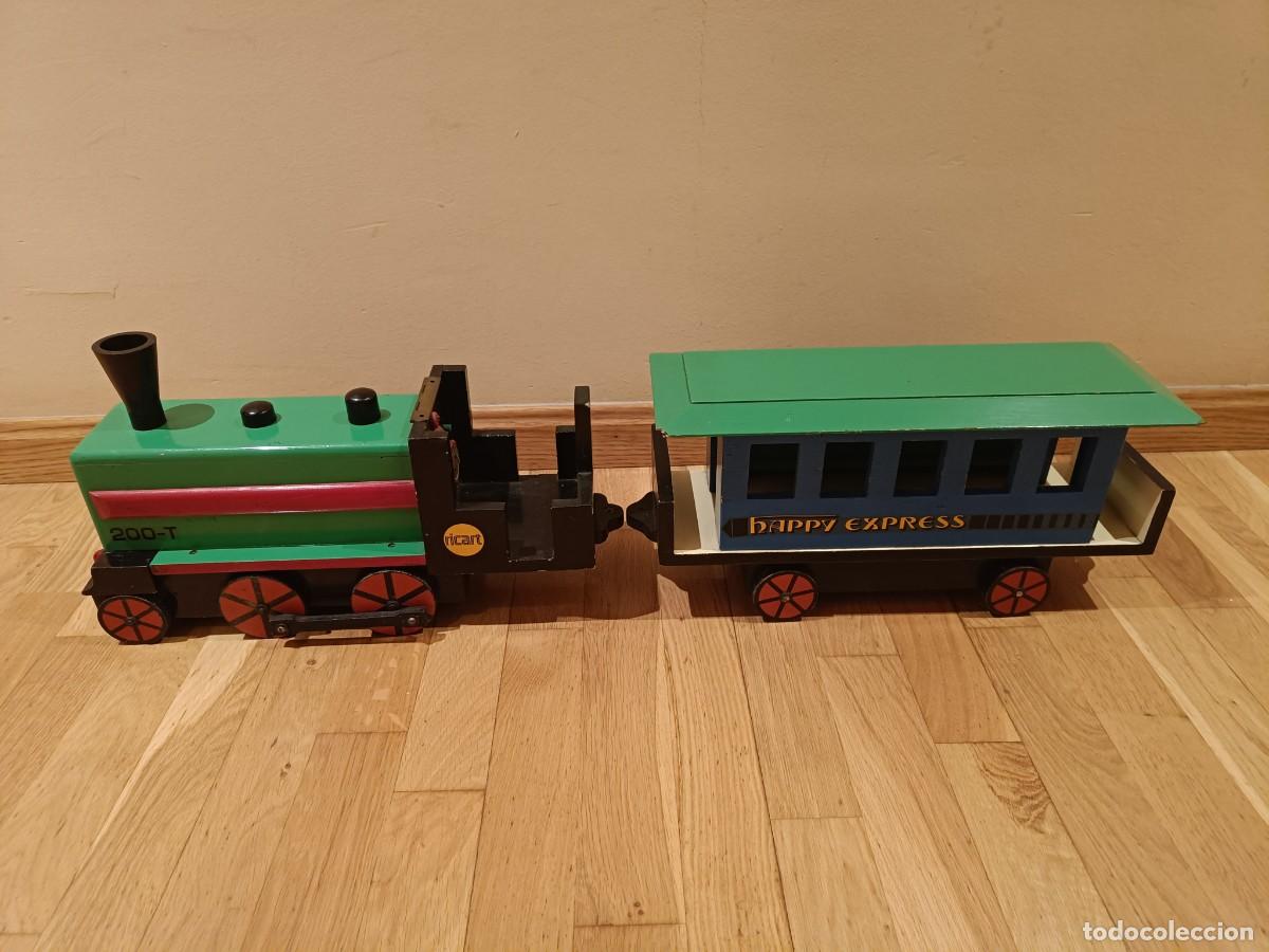 Trenes Escala: Tren de madera cl&aacute;sico