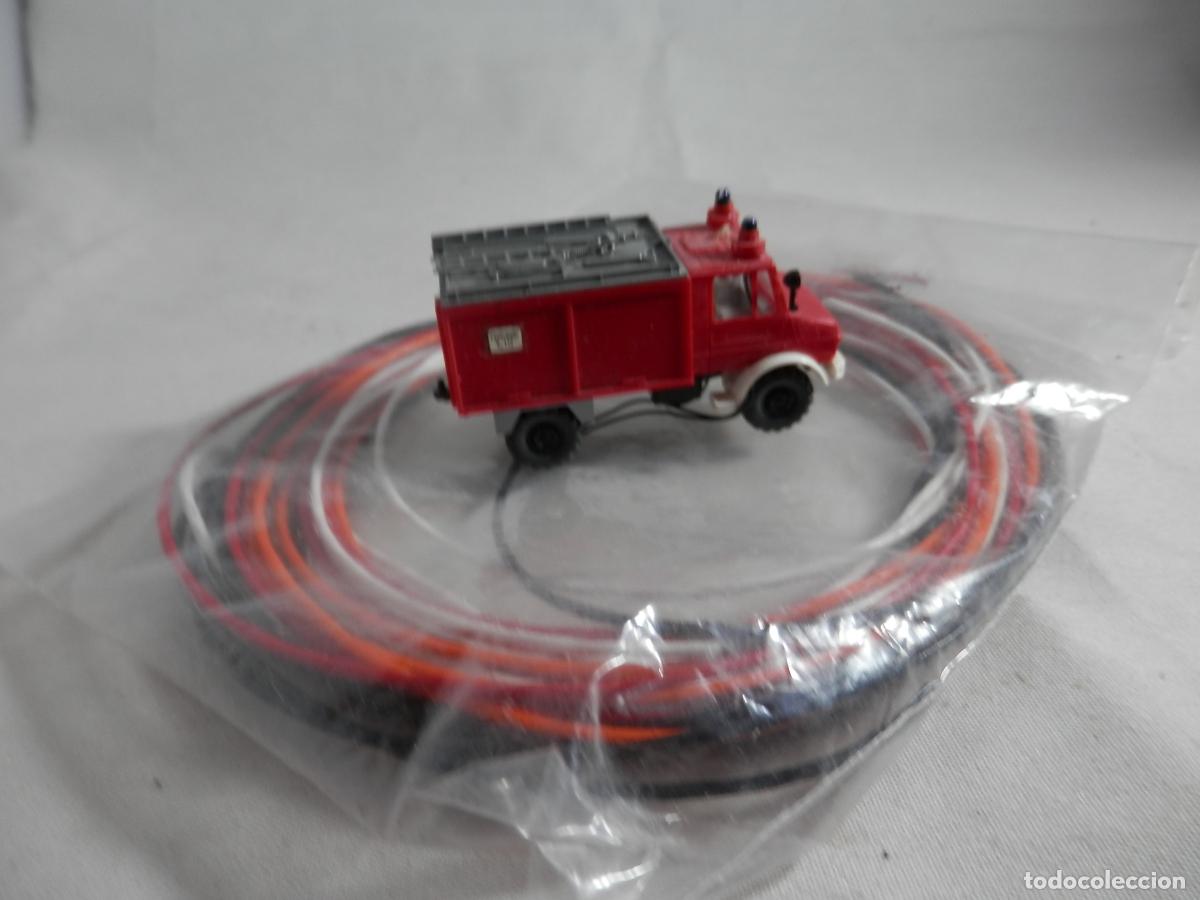 Trenes Escala: VEHICULO DE BOMBEROS ESCALA HO DE WIKING