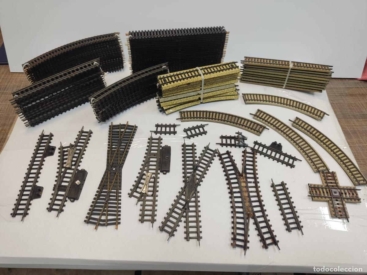 Trenes Escala: Lote de 102 v&iacute;as tren antiguo (3 modelos distintos de v&iacute;as)