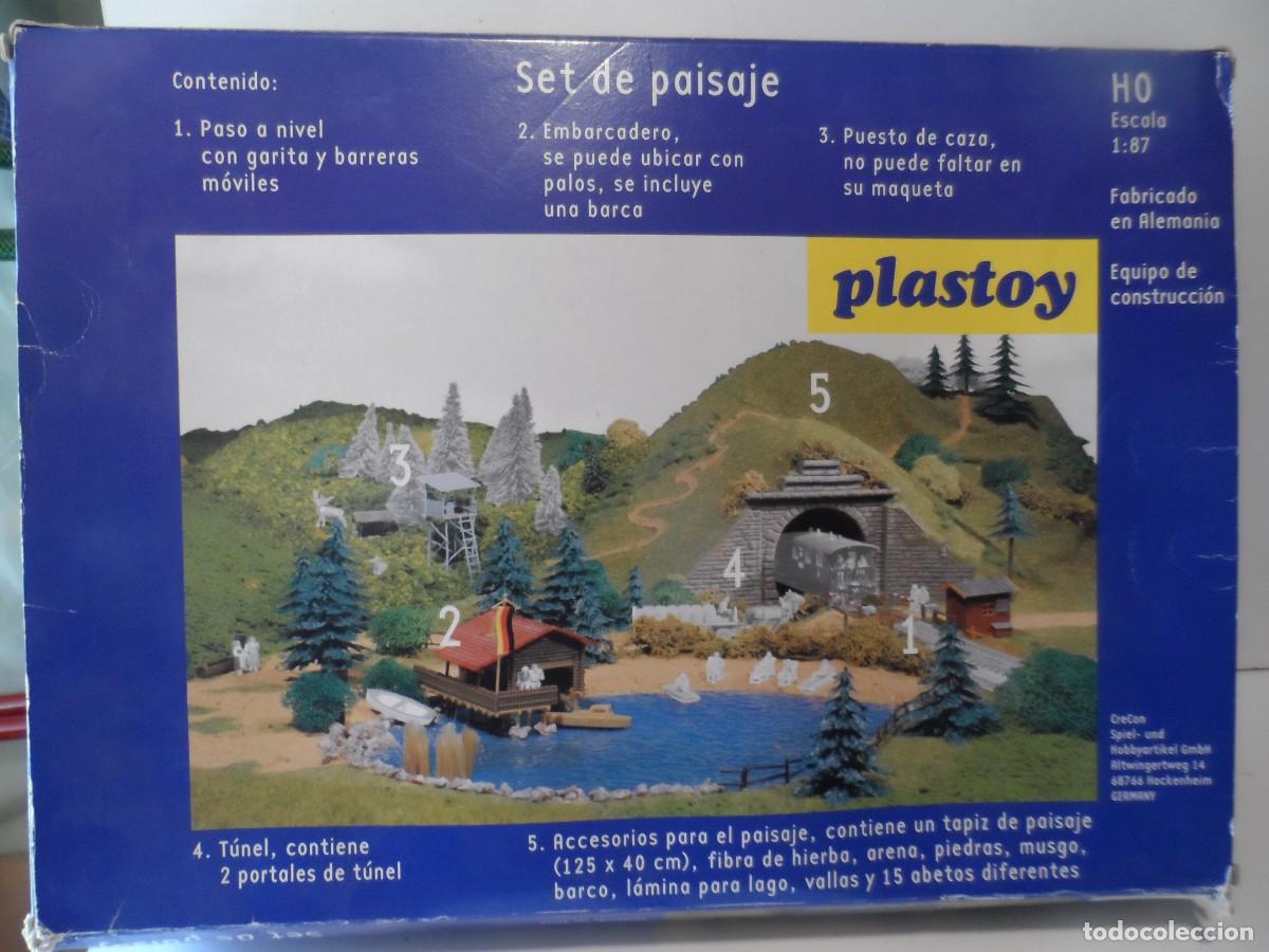 Trenes Escala: MAQUETA PLASTOY SET DE PAISAJE SIN DESTAPAR ESCALA HO