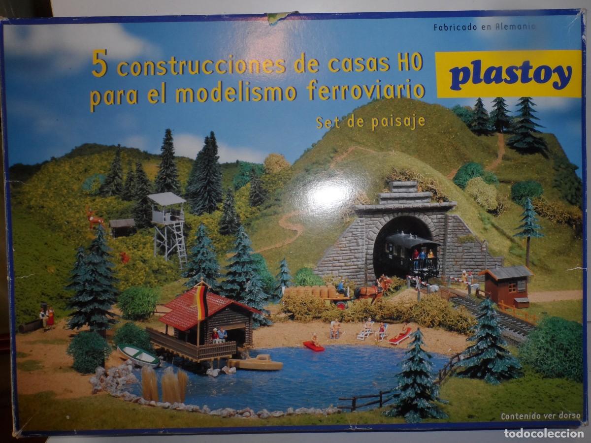 Trenes Escala: SET MAQUETA DE PAISAJE COMPLETA 125 X 40 SIN ABRIR ESCALA HO