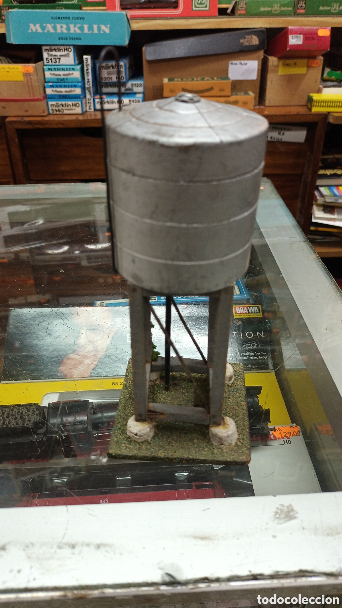 Trenes Escala: Deposito ho madera antiguo