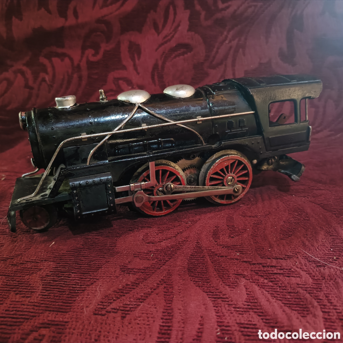 Trenes Escala: Antigua locomotora paya con accesorios a&ntilde;os cincuenta