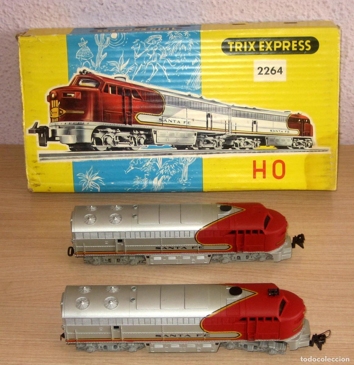 Trenes Escala: TRIX EXPRESS REF 2264 SANTA FE ESCALA H0 EN BUEN ESTADO