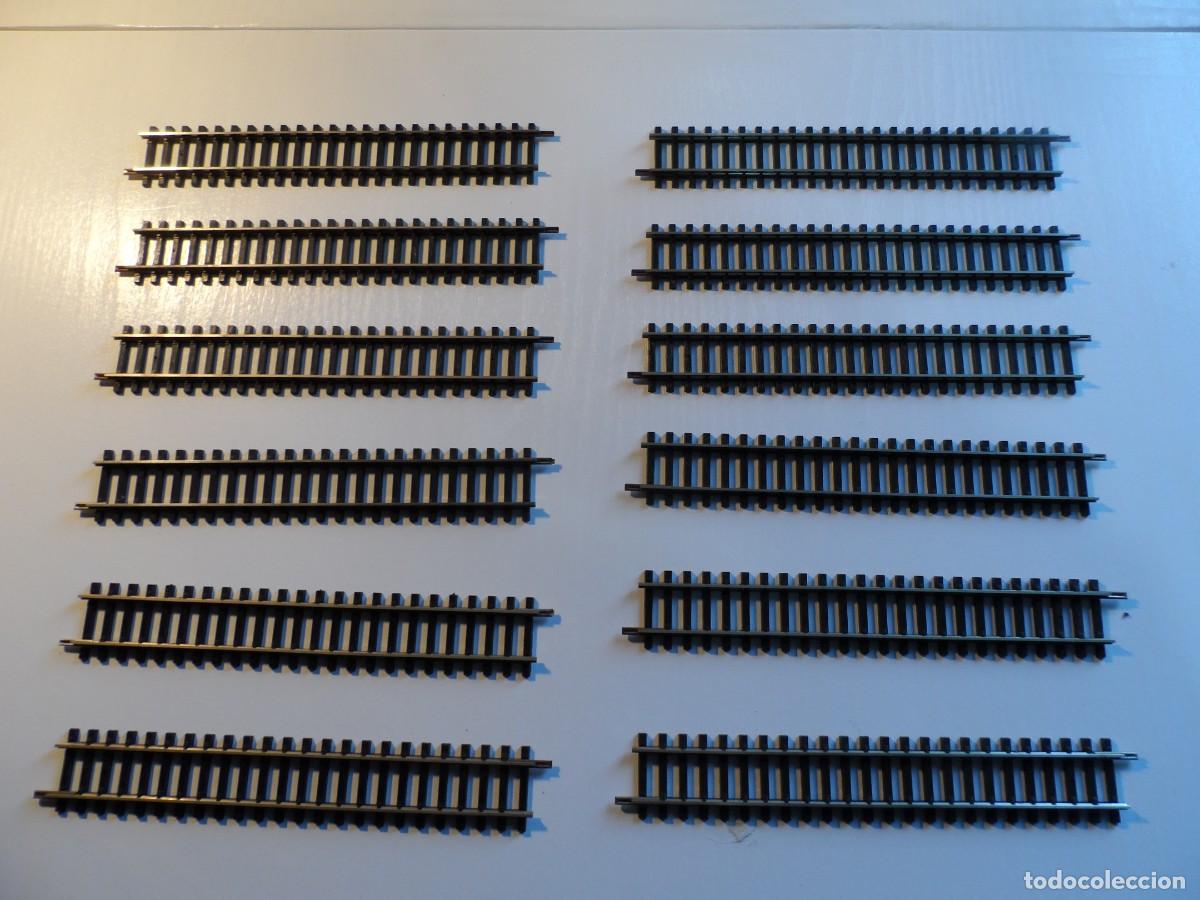 Trenes Escala: 12 VIAS RECTAS IBERTREN 180 MM ESCALA HO