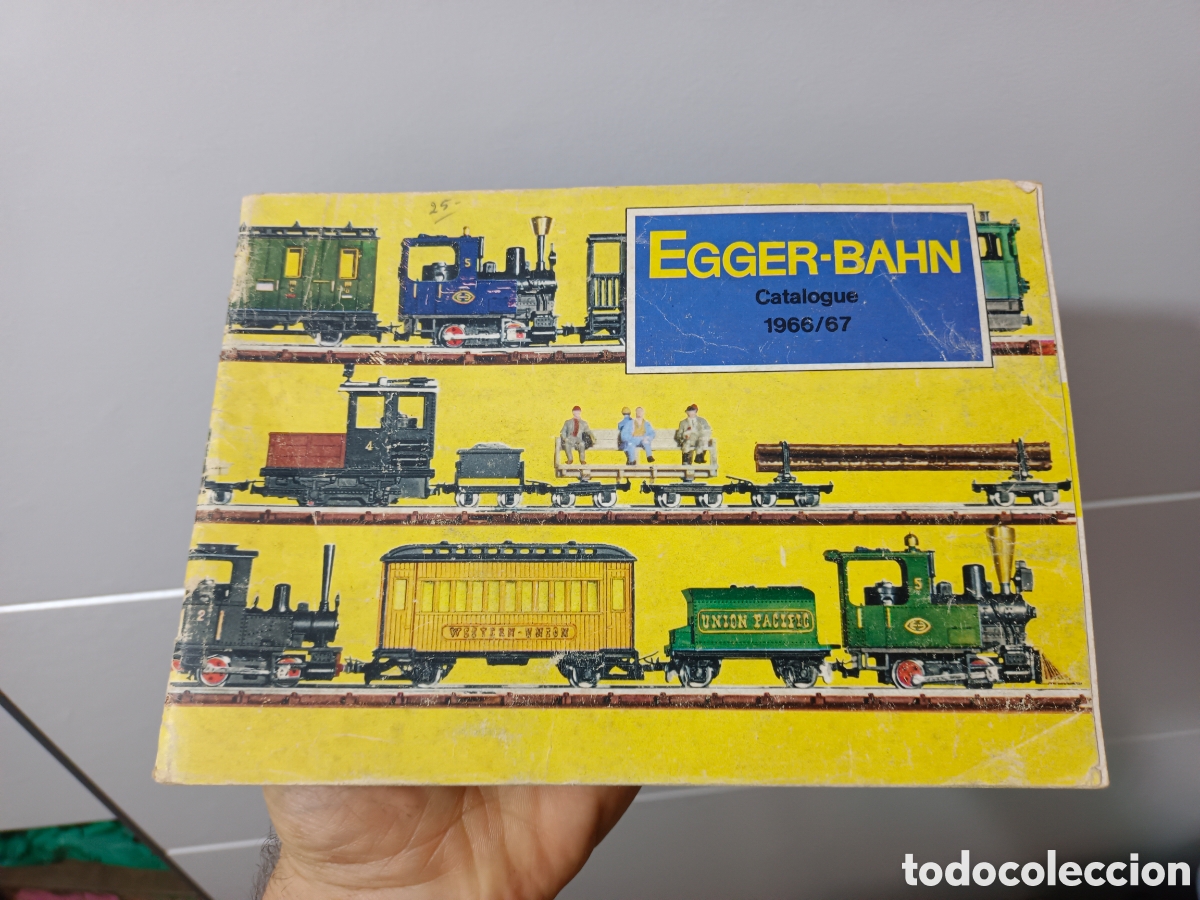 Trenes Escala: Antiguo catalogo tren Egger - Bahn HO-E a&ntilde;o 1966/ 1967