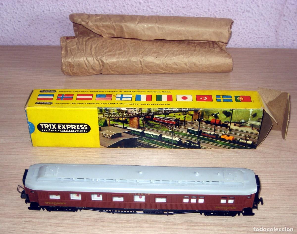 Trenes Escala: TRIX EXPRESS ANTIGUO COCHE H0 REF 3773 CAFETER&Iacute;A O RESTAURANTE EN BUEN ESTADO