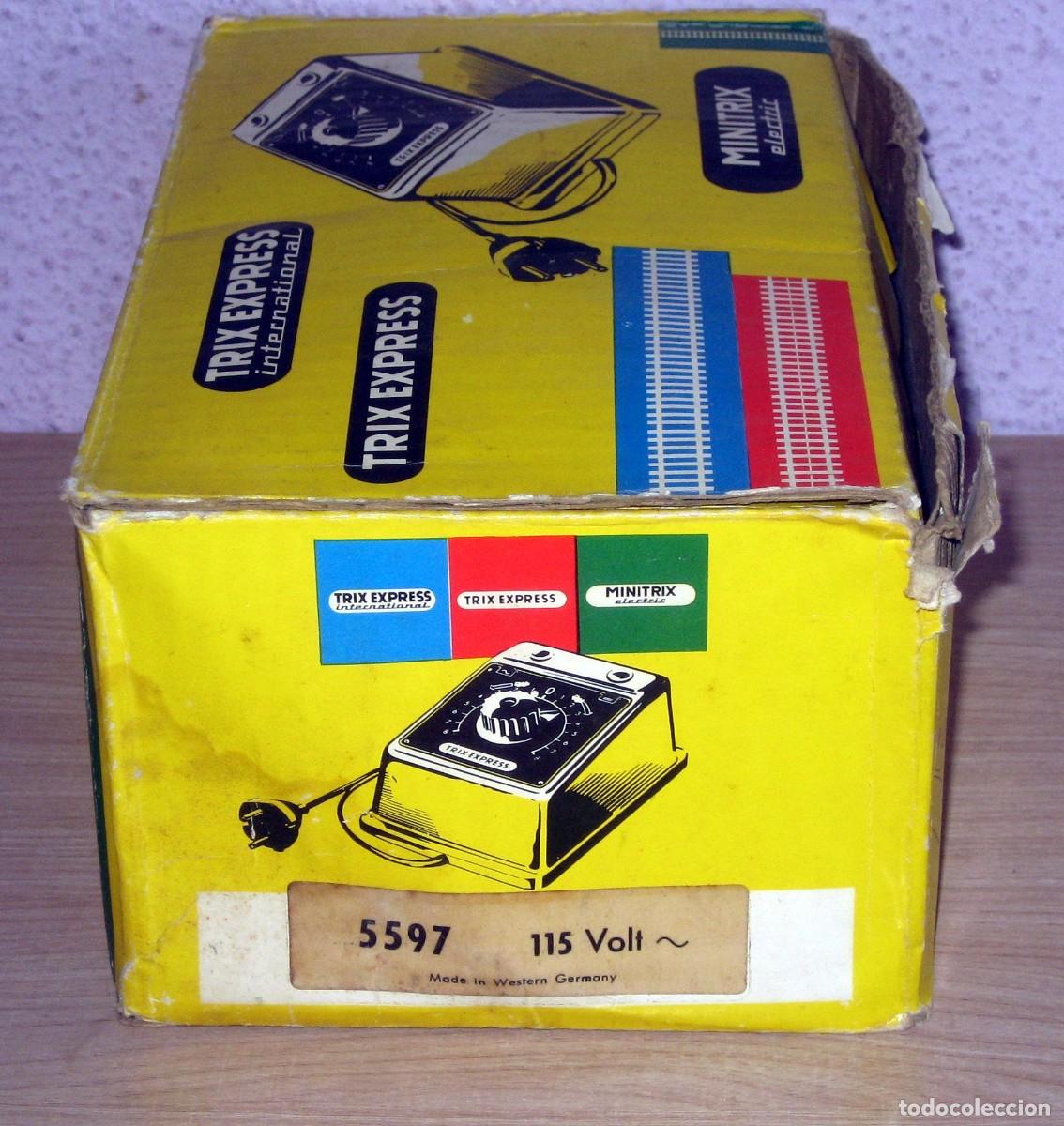Trenes escala: TRIX EXPRESS ANTIGUO TRANSFORMADOR REF 5597 DE 115 VOLT. - Foto 6