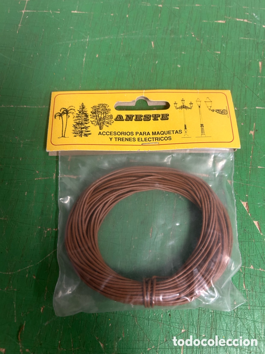 Trenes Escala: CABLE PARA MAQUETA DE TREN COLOR MARRON