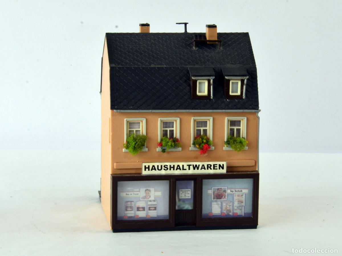 Trenes Escala: Auhagen Edificios Escala H0 TT Casa Urbana con Tienda