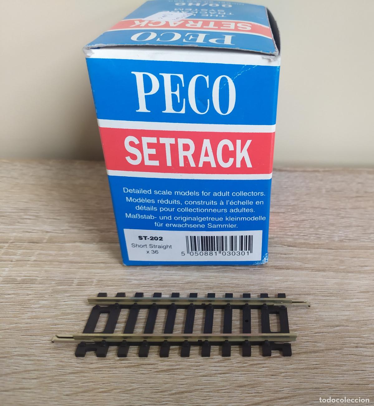 Trenes Escala: PECO en escala H0, 12 v&iacute;as rectas de 79 mm, referencia ST-202. &iexcl; A ESTRENAR !
