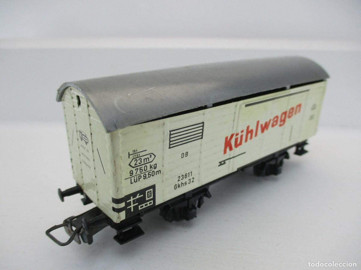 Trenes escala: VAGON MERCANCIA ESCALA HO REF MA - Foto 2