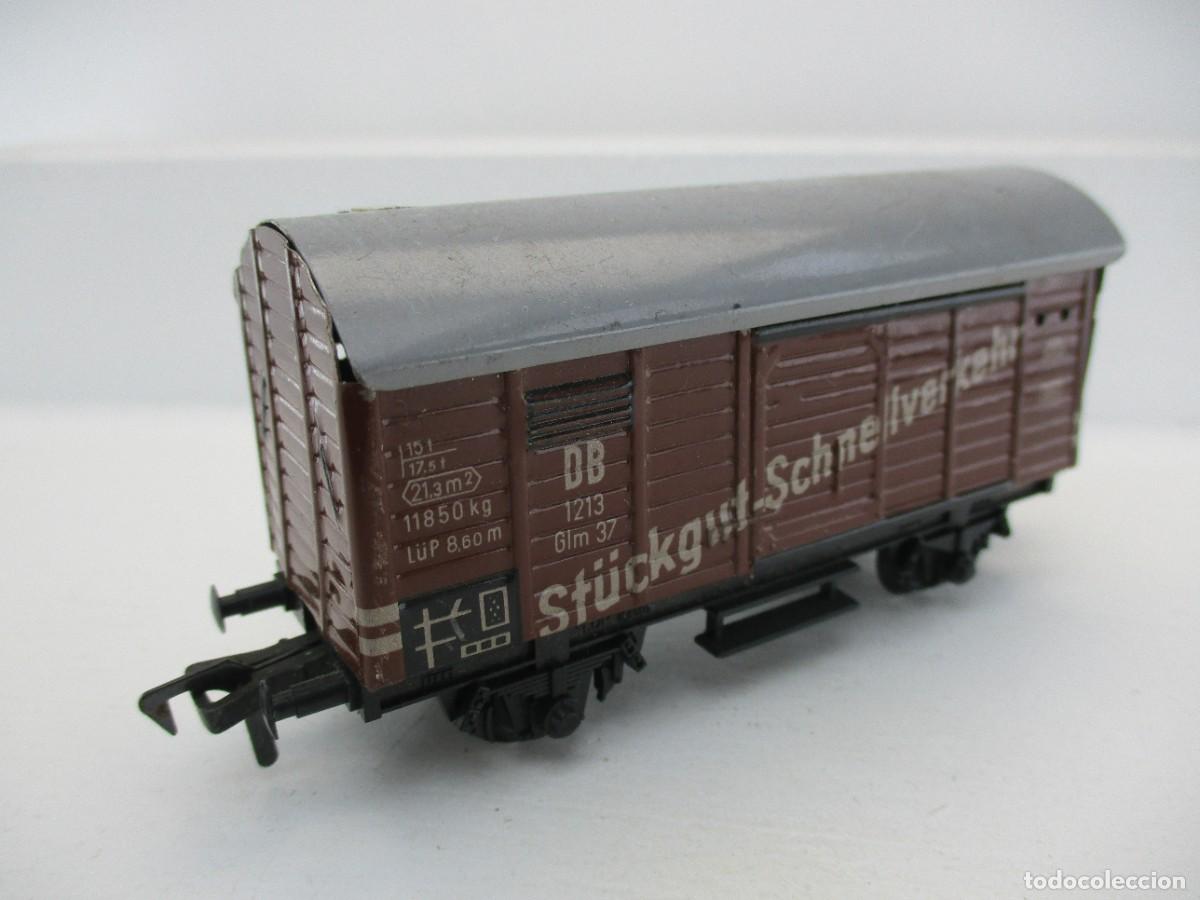 Trenes escala: VAGON MERCANCIA ESCALA HO REF MC - Foto 2