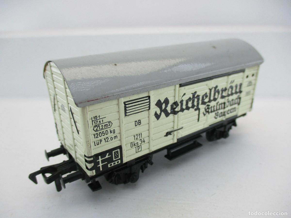 Trenes escala: VAGON MERCANCIA ESCALA HO REF ME - Foto 2